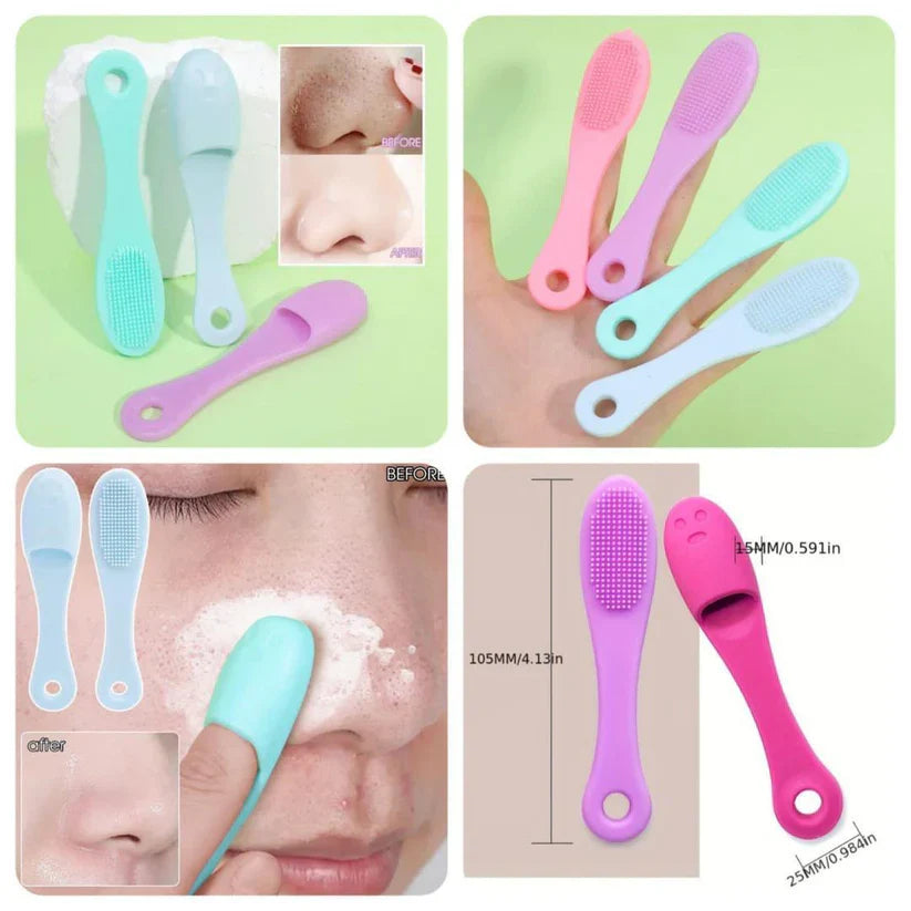 Soft Silicone Finger Face Scrubber Brush