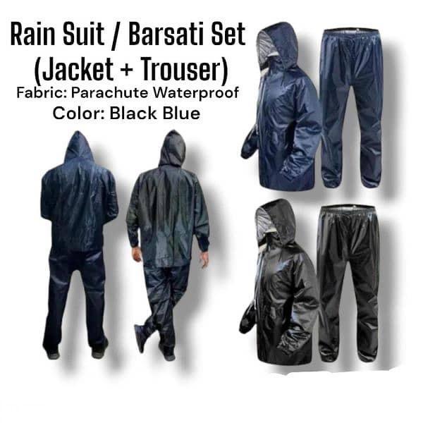 Adjustable Waterproof Rain Coat For Man